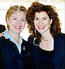 With Hillary Clinton on September 11, 2002, Ground Zero, New York